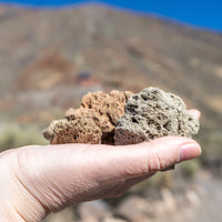 Piedra pómez volcánica