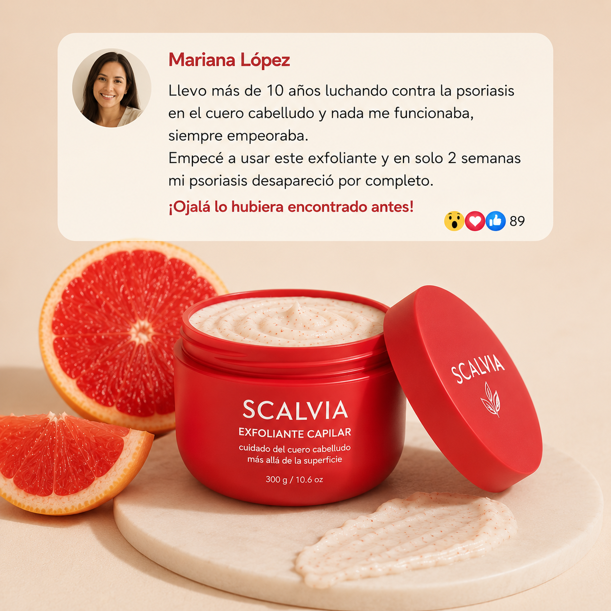 Exfoliante Capilar Anti-Escamas